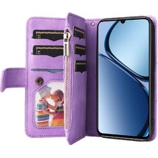 Colorful Shop Realme C63 Iki Renkli Dikiş Için Kart Yuvası Standı Fermuar Tarzı (Yurt Dışından)