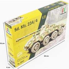 Italeri 7047S 1/72 Sd. Kfz. 234/4 Zırhlı Araç Demonte Plastik Maketi