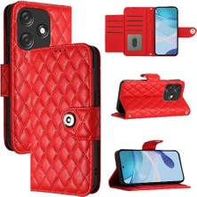 Colorful Shop Tecno Spark 10C Bilek Şeridi Için Kılıf Darbeye Dayanıklı Şık Koruyucu Cüzdan (Yurt Dışından)