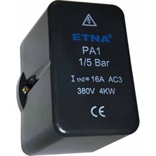 Etna 2 Yıl 1/5 Bar Duruk Şalter Basınç Şalteri 700 ve Üstü 1-1,5 320 GB 3200 Watt