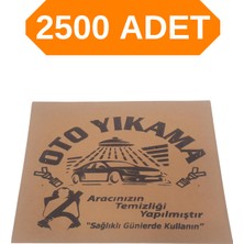 Apex Oto Kağıt Paspas Kraft, Dayanıklı Oto Yıkama Kağıt Paspas Oto Yıkamalar Için 2500 Adet