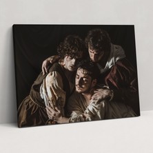 Painted Anarchy Caravaggio Tarzı Duvar Dekorasyonu - Caravaggio, Caravaggio Tarzı, Ev Dekorasyonu, Kanvas Tablo, 70X50