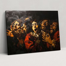 Painted Anarchy Caravaggio Tarzı Duvar Tablosu - Caravaggio, Duvar Sanatı, Duvar Dekorasyonu, Kanvas Tablo, 70X50