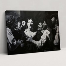 Painted Anarchy Caravaggio Tarzı Kanvas Tablo - Caravaggio, Kanvas Tablo, Duvar Sanatı, Ev Dekorasyonu, 70X50