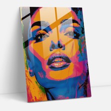 Painted Anarchy Andy Warhol Cam Duvar Sanatı Modern Sanat - Andy Warhol, Cam Duvar Sanatı, Ev Dekorasyonu, Andy Warhol, 30X45