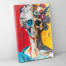 Painted Anarchy Rönesans Pop Kanvas Tablo - Klasisizm ve Popart, Duvar Dekorasyonu, Duvar Sanatı, Rönesans, 30X50