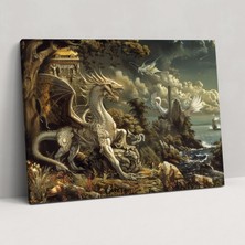 Leonardo Da Vinci Kanvas Tablo Duvar Tablosu - Leonardo Da Vinci, Kanvas Tablo, Ev Dekorasyonu, Duvar Sanatı, 50X30