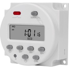 Woodhub CN101A 12V Dc-Ac Programlanabilir Gecikmeli Zaman Ayarlı Haftalık Röle