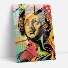 Painted Anarchy Pop Art ile Klasisizm Modern Sanat - Klasisizm+Popart, Cam Duvar Sanatı, Modern Sanat, Pop Art ile Klasisizm, 30X45