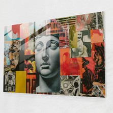 Painted Anarchy Pablo Picasso Cam Duvar Tablosu - Pablo Picasso, Cam Baskı, Duvar Dekorasyonu, Modern Sanat, 45X30