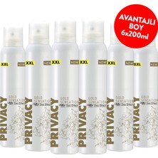 Privacy Gold Woman Kadın Deodorant 6x200   ML