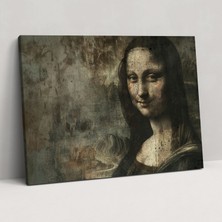 Painted Anarchy Leonardo Da Vinci Kanvas Tablo - Leonardo Da Vinci, Kanvas Tablo, Kanvas Tablo, Duvar Sanatı, 50X30 cm