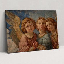 Painted Anarchy Michelangelo Melek Figürlü Kanvas Tablo - Michelangelo, Kanvas Tablo, Duvar Sanatı, Duvar Dekorasyonu, 50X30