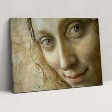 Painted Anarchy Esrarengiz Gülümseme Duvar Tablosu - Leonardo Da Vinci, Kanvas Tablo, Duvar Süslemesi, Duvar Sanatı, 70X50