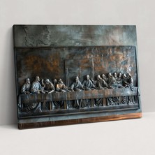 Painted Anarchy Leonardo Da Vinci Son Akşam Yemeği Duvar Tablosu - Leonardo Da Vinci, Duvar Sanatı, Kanvas Tablo, Kanvas Tablo, 50X30