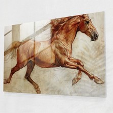 Painted Anarchy Leonardo Da Vinci Modern Sanat - Leonardo Da Vinci, Duvar Dekorasyonu, Cam Sanatı, Leonardo Da Vinci, 45X30