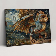 Painted Anarchy Leonardo Da Vinci Duvar Sanatı - Leonardo Da Vinci, Duvar Dekorasyonu, Fantastik, Kanvas Tablo, 50X30