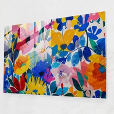 Painted Anarchy Henri Matisse Cam Baskı - Canlı Çiçek Desenleri - Henri Matisse, Duvar Dekorasyonu, Modern Sanat, Cam Baskı, 45X30