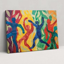 Painted Anarchy Henri Matisse Dansçılar Duvar Tablosu - Henri Matisse, Henri Matisse, Duvar Dekorasyonu, Kanvas Tablo, 50X30