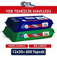 Clear Motion Yer Temizlik HAVLUSU(12X50) 600 Yaprak