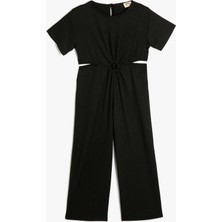 Koton Tulum Pencere Detaylı Kısa Kollu Bisiklet Yaka