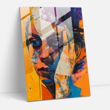 Painted Anarchy Canlı Maniyerizm Cam Baskı - Maniyerizm, Modern Sanat, Maniyerizm, Cam Duvar Sanatı, 30X45