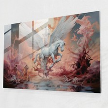 Painted Anarchy Mitoloji Cam Baskı - Efsanelerin Fantastik Karışımı - Mitoloji, Mitoloji, Modern Sanat, Ev Dekorasyonu, 45X30