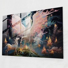 Painted Anarchy Rüya Gibi Mitoloji Cam Baskı - Mitoloji, Efsanevi Yaratıklar, Modern Sanat, Karmaşık Detaylar, 45X30