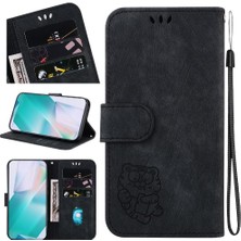 BDT Boutique Huawei Nova 12 Pro Flip Folio Tutucu Kapak Kart Cep Kabartmalı (Yurt Dışından)