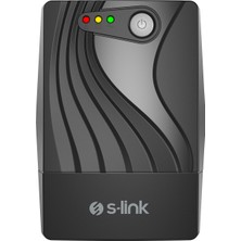 S-Link Mıght U60 600VA 12V7AH*1 360W Siyah Line-Interactive Kesintisiz Ups Güç Kaynağı