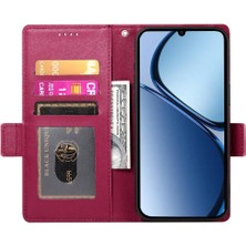 BDT Boutique Realme C63 Cüzdan Günlük Kullanım Flip Kart Yuvaları Iş Için Flip Case (Yurt Dışından)