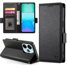 BDT Boutique Xiaomi Redmi 13 Kartvizit Yuvaları Için Flip Case Günlük Kullanım Flip Cüzdan (Yurt Dışından)