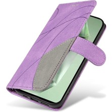 BDT Boutique Samsung Galaxy S24 Fe Flip Için Flip Case Folio Kitap Dikiş Renk ile (Yurt Dışından)