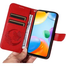 BDT Boutique Kredi Kartı Yuvası ile Xiaomi Redmi 10C Yüksek Kaliteli Deri Için Flip Case (Yurt Dışından)