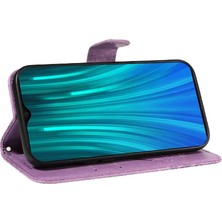 BDT Boutique Kredi Kartı Yuvası ile Xiaomi Redmi Not 8 Pro Için Flip Case Kabartmalı Yüksek (Yurt Dışından)