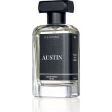 ILLUSIONE Austin EDP Erkek Parfüm, Odunsu-Baharatlı-Amber, Erik, Sedir, Paçuli, Misk, 100 ml