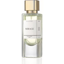 ILLUSIONE Mirage EDP Kadın Parfüm, Çiçeksi-Odunsu-Kremsi, Portakal Çiçeği, Sümbülmeter, Vanilya, Misk, 50 ml