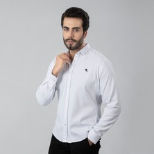 Polo Air Erkek Gömlek Slimfit Likralı Kumaş Uzun Kol PA-180