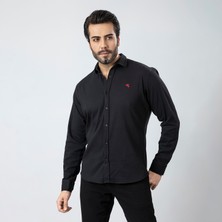 Polo Air Erkek Gömlek Slimfit Likralı Kumaş Uzun Kol PA-180