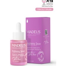 Madeus Leke Karşıtı ve Aydınlatıcı Etkili %2 Alpha Arbutin +%5 Mandelic Acid Içeren Brightening Serum 30 ml