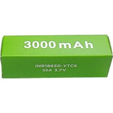 Sony 18650 Vtc6 Şarjlı Pil 3.7V - 3000Mah 1 Adet