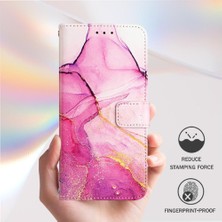 BDT Boutique Samsung Galaxy S7 Cüzdan Mermer Desen Kickstand Pu Deri Kılıf (Yurt Dışından)