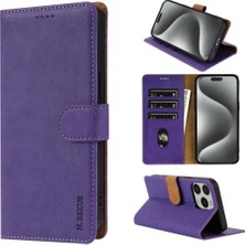 IPhone 15 Pro Için Flip Case Yan Cep Manyetik Kapatma Kart Yuvaları Anti (Yurt Dışından)