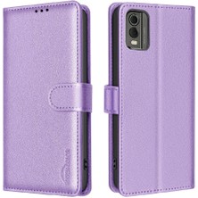 Nokıa C32 Pu Deri Rfıd Engelleme Cüzdan Kart Tutucu Için Flip Case (Yurt Dışından)