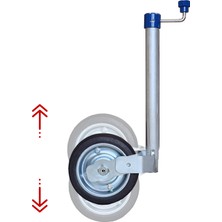 2k Flexible 48MM 300KG Karavan Destek Pilot Tekeri