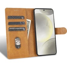 Samsung Galaxy A05S Için Flip Case Anti Kayma Yan Cep Kart Yuvaları Kapatma (Yurt Dışından)