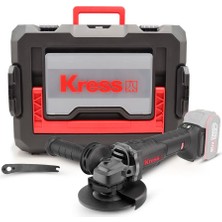 Kress KUH02.91 20 Volt 115 mm Kömürsüz Profesyonel Şarjlı Devir Ayarlı Avuç Taşlama (Akü Dahil Değildir)