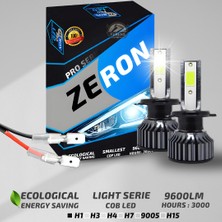 Furens Fiat Doblo D2 2006-2012 Sis Farı Uyumlu Şimşek Etkili LED Xenon Pro Series H1