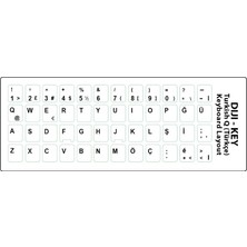 Diji-Key  Türkçe 5 Farklı Renk Te Klavye Stiker Çok Az Az Öde !!!   Turkısh 5 Color Keyboard Layout Sticker Buy More Pay Less !!!