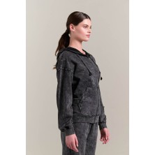 Sevilen Kadın Sweatshirt Yıkamalı  110